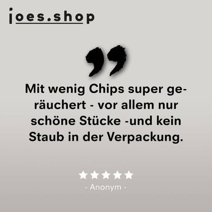 Joe's Räucherchips Walnuss | 750g - joes.shop